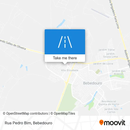 Rua Pedro Bim map