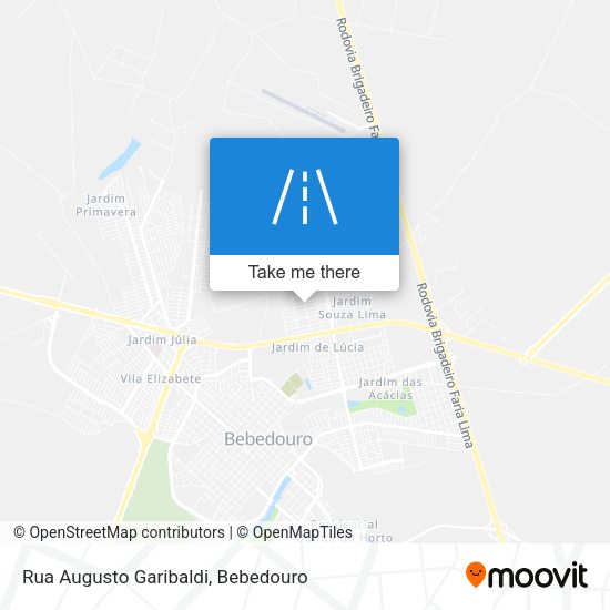 Rua Augusto Garibaldi map