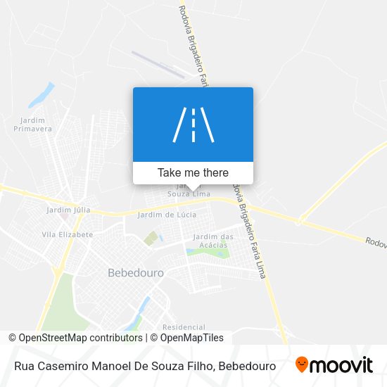 Rua Casemiro Manoel De Souza Filho map