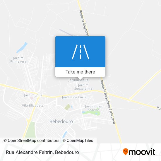 Rua Alexandre Feltrin map