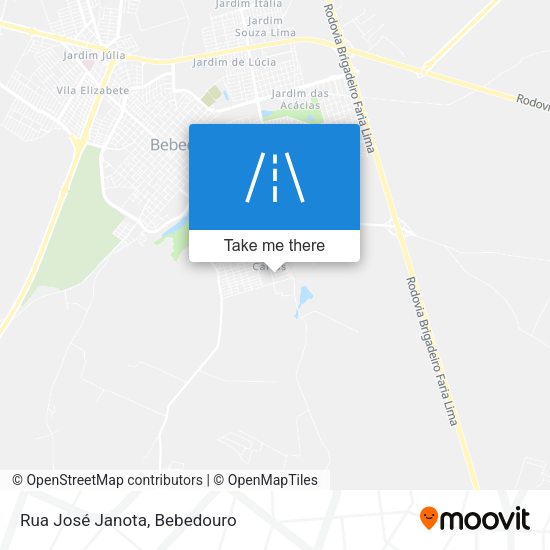 Rua José Janota map
