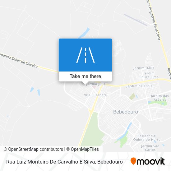 Rua Luiz Monteiro De Carvalho E Silva map