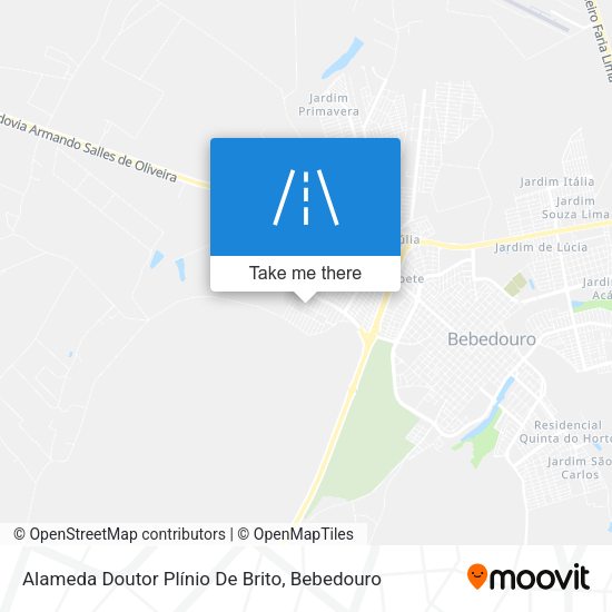 Alameda Doutor Plínio De Brito map
