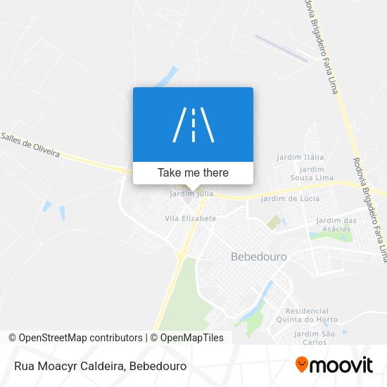 Rua Moacyr Caldeira map
