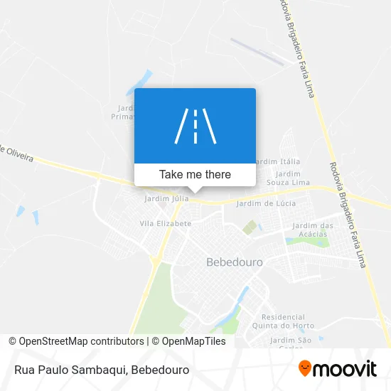Rua Paulo Sambaqui map