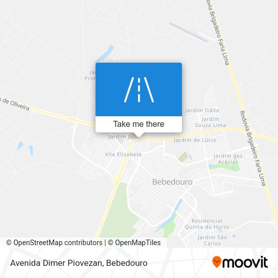 Avenida Dimer Piovezan map