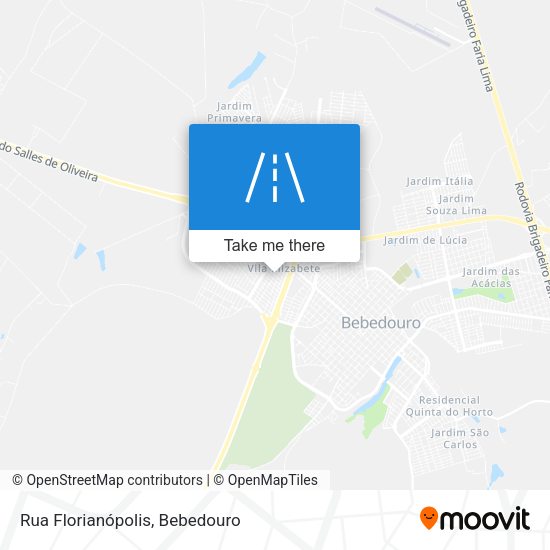 Rua Florianópolis map