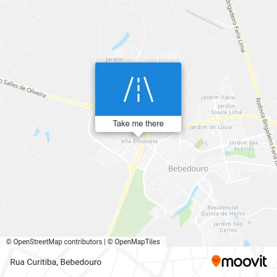 Rua Curitiba map