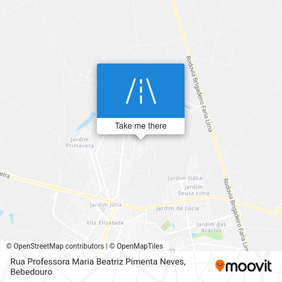 Rua Professora Maria Beatriz Pimenta Neves map