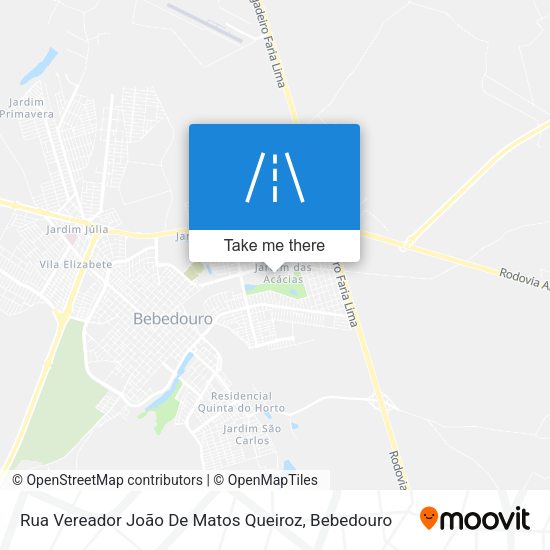 Rua Vereador João De Matos Queiroz map