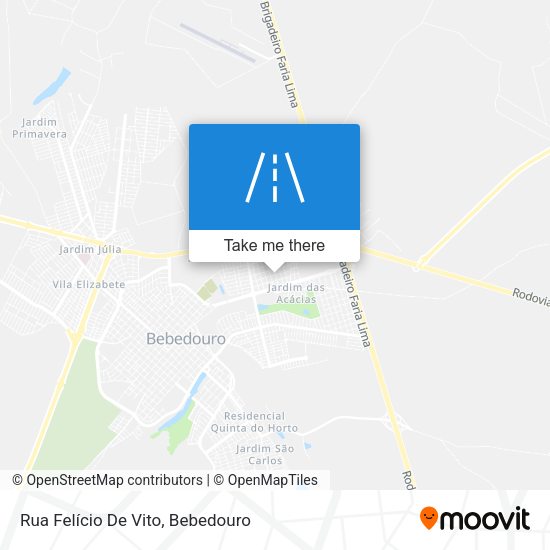Rua Felício De Vito map