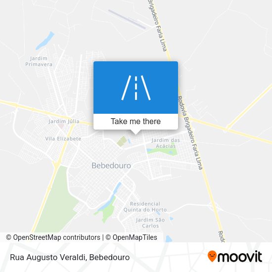 Rua Augusto Veraldi map