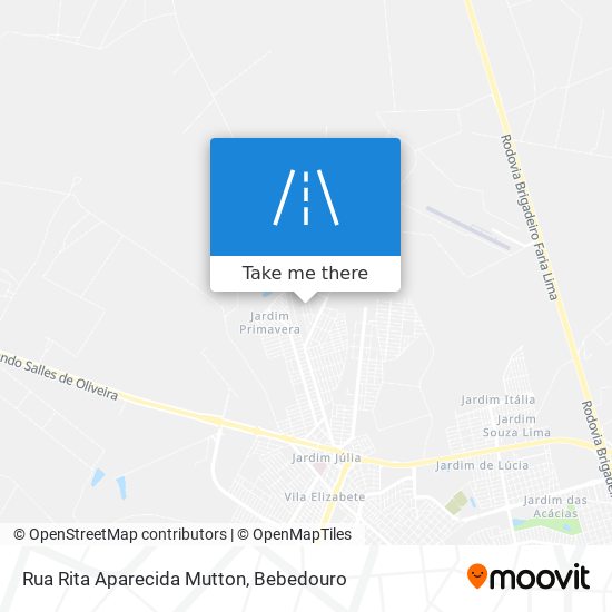 Rua Rita Aparecida Mutton map