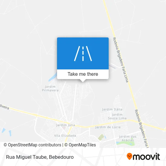 Rua Miguel Taube map