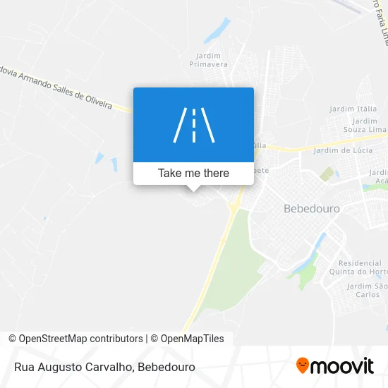 Rua Augusto Carvalho map