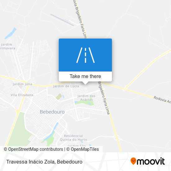 Travessa Inácio Zola map