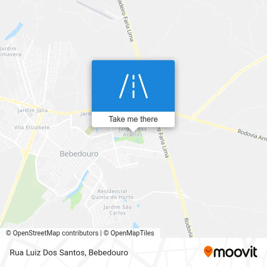 Rua Luiz Dos Santos map
