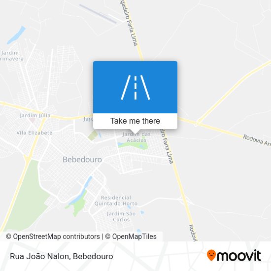 Rua João Nalon map