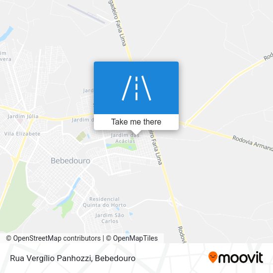 Rua Vergílio Panhozzi map