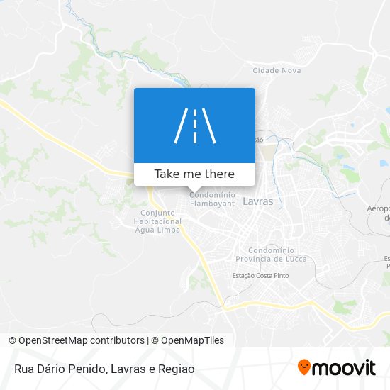 Mapa Rua Dário Penido