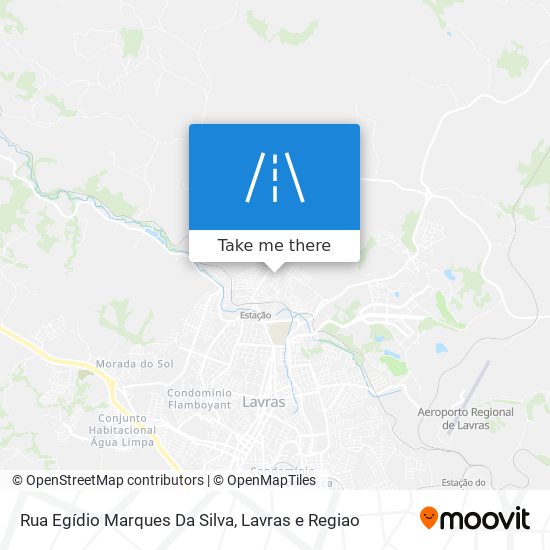 Mapa Rua Egídio Marques Da Silva