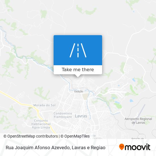 Mapa Rua Joaquim Afonso Azevedo