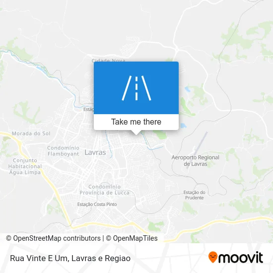 Rua Vinte E Um map