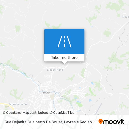 Mapa Rua Dejanira Gualberto De Souza