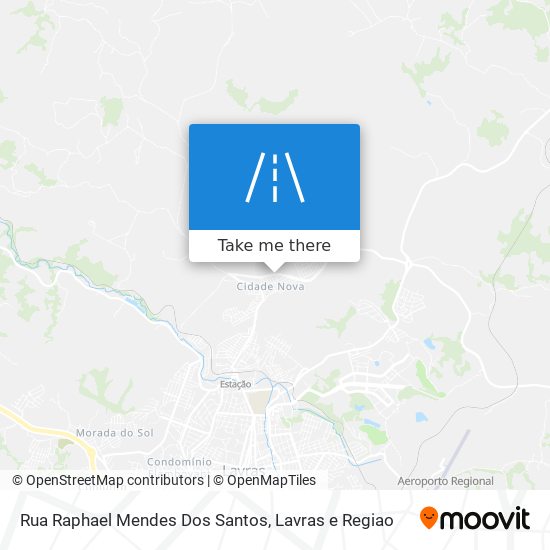 Mapa Rua Raphael Mendes Dos Santos