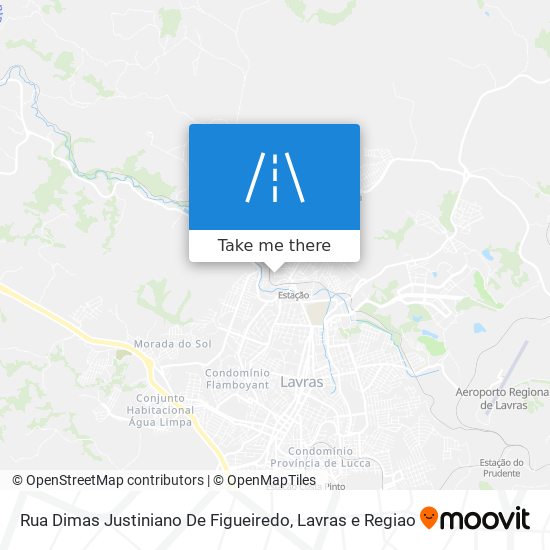 Rua Dimas Justiniano De Figueiredo map