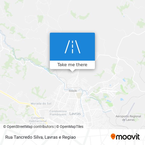 Mapa Rua Tancredo Silva
