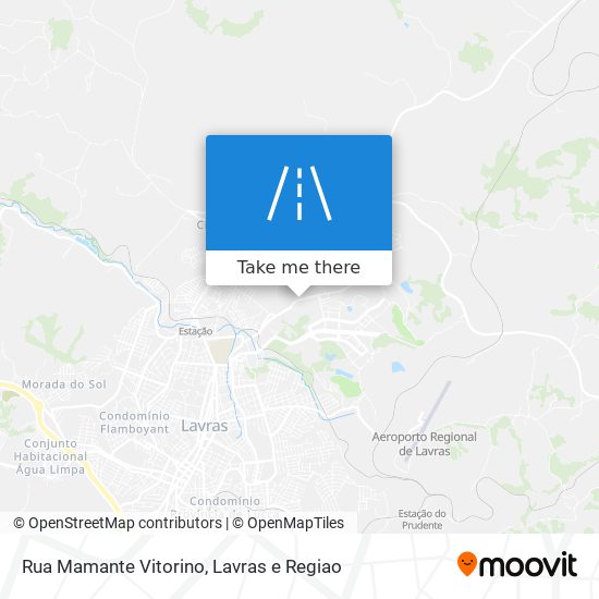 Mapa Rua Mamante Vitorino