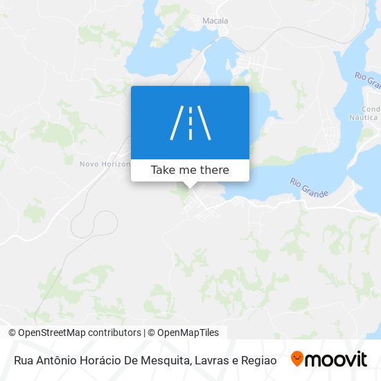 Mapa Rua Antônio Horácio De Mesquita