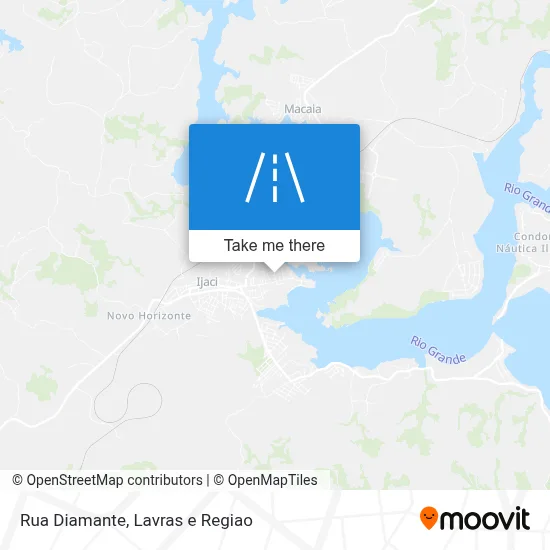 Rua Diamante map