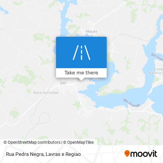 Mapa Rua Pedra Negra