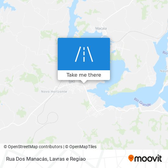 Mapa Rua Dos Manacás