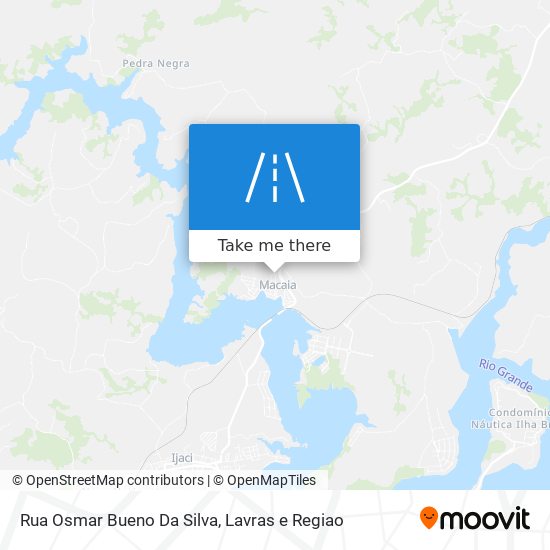 Mapa Rua Osmar Bueno Da Silva