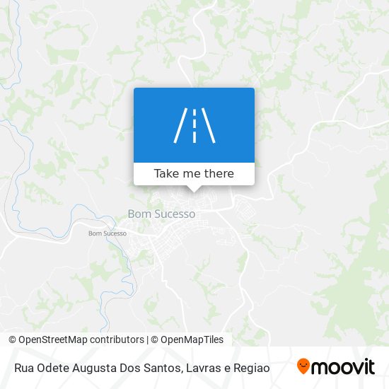 Mapa Rua Odete Augusta Dos Santos