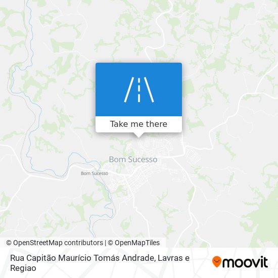 Mapa Rua Capitão Maurício Tomás Andrade