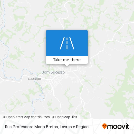 Mapa Rua Professora Maria Bretas