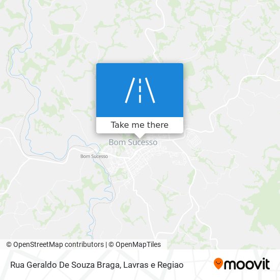 Mapa Rua Geraldo De Souza Braga