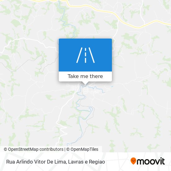 Mapa Rua Arlindo Vitor De Lima