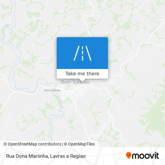 Mapa Rua Dona Mariinha