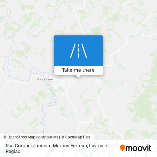 Mapa Rua Coronel Joaquim Martins Ferreira