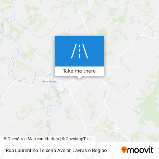 Mapa Rua Laurentino Teixeira Avelar