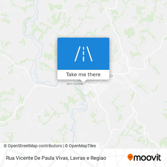 Rua Vicente De Paula Vivas map