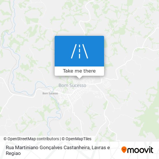 Mapa Rua Martiniano Gonçalves Castanheira