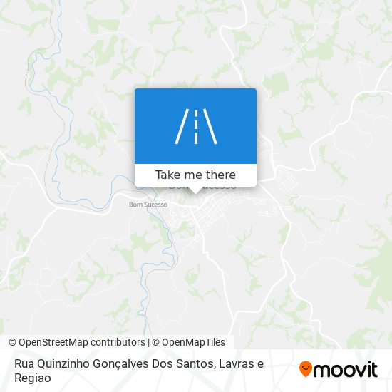 Mapa Rua Quinzinho Gonçalves Dos Santos