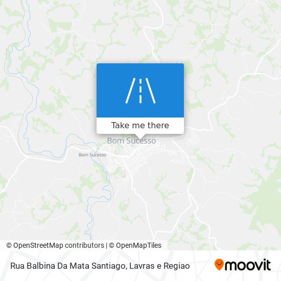 Rua Balbina Da Mata Santiago map