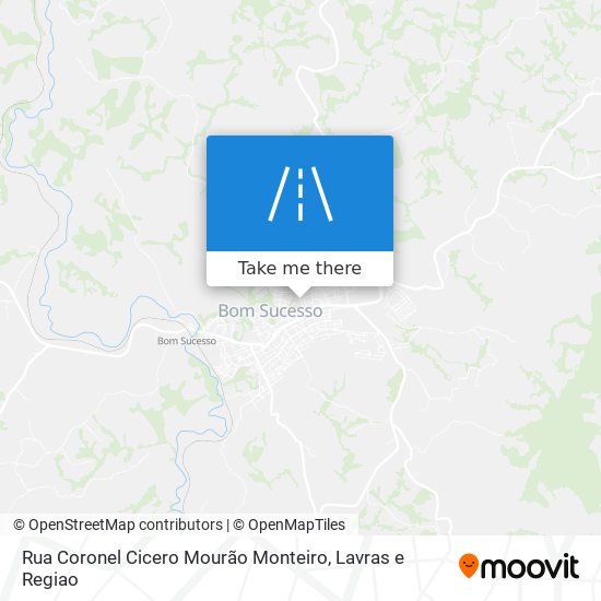 Rua Coronel Cicero Mourão Monteiro map